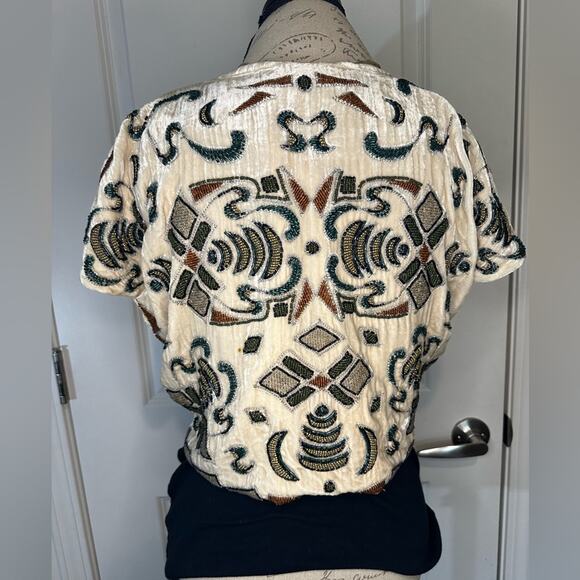 Laundry by Design Beaded Velvet Shaw Never worn SZ M Formal/costume/wedding - Picture 5 of 8